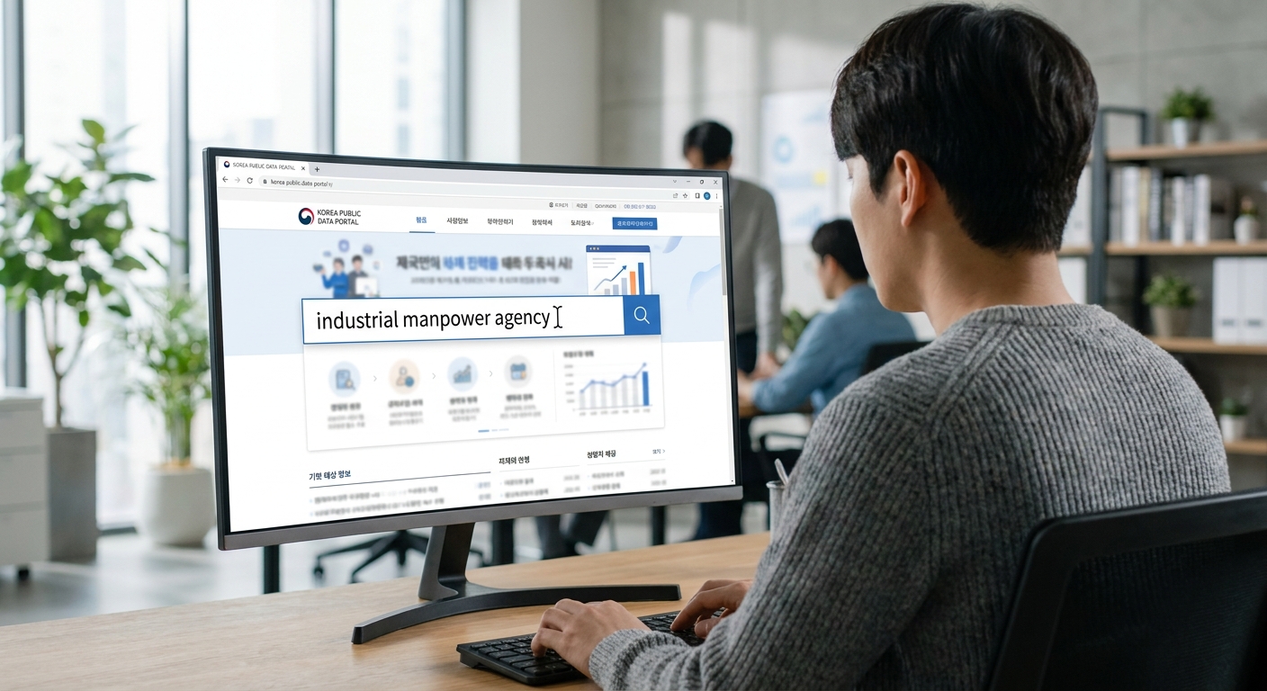 공공데이터포털에서 산업인력공단 API 찾기