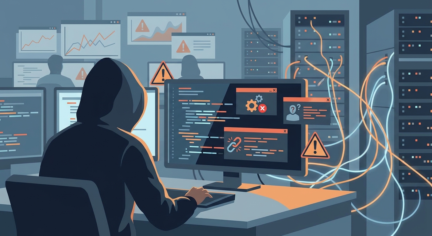 api 에러 해결 방법: 진단, 조치, 그리고 예방하는 사람을 묘사한 일러스트